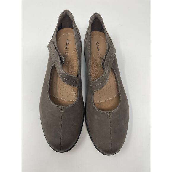 Clarks Tamzen Walk Women's Leather Cushioned Mary Jane Loafers 10M Brown - Picture 5 of 10
